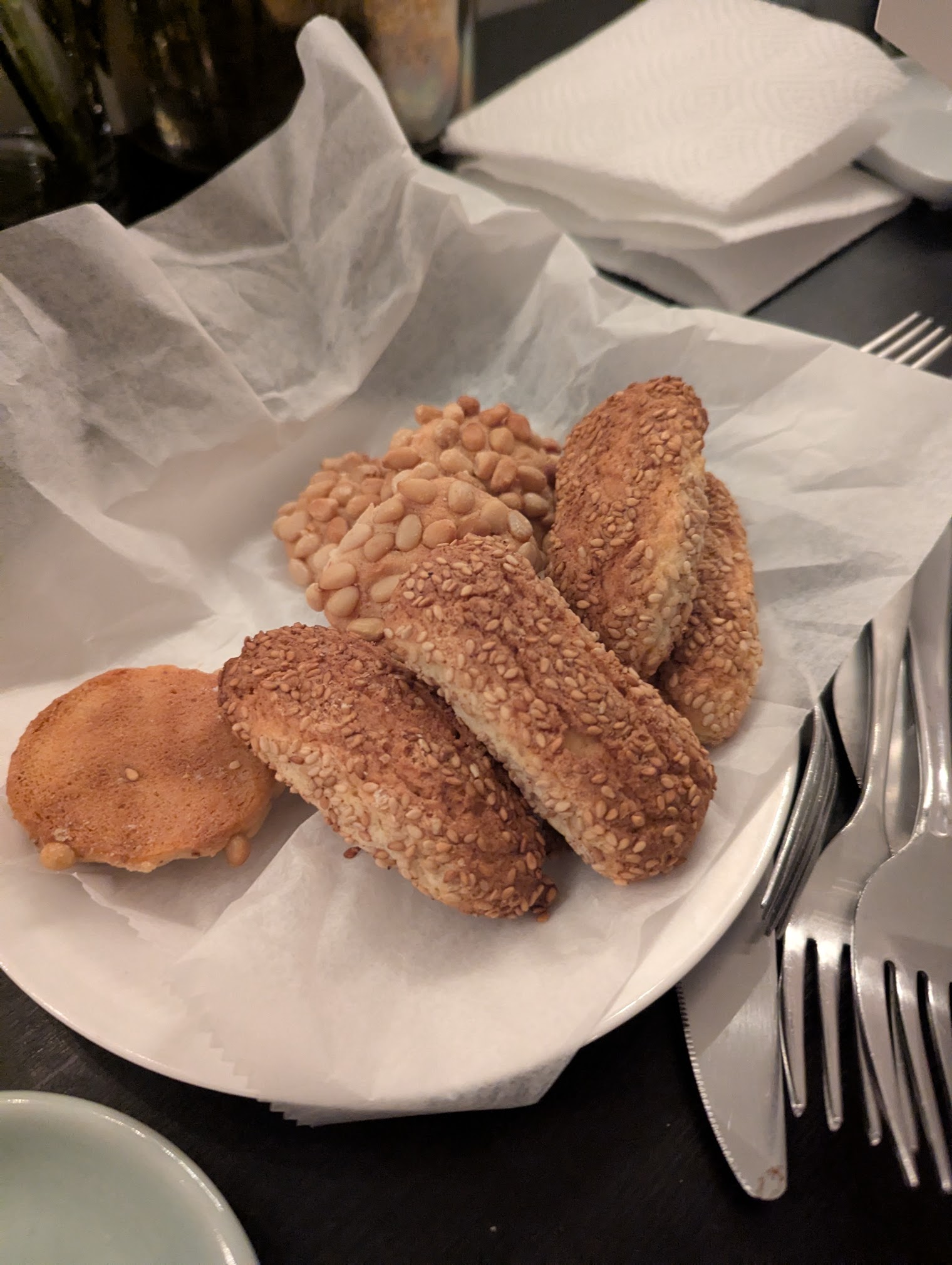 Here are some Italian cookies we had from our friends Abby and Ross