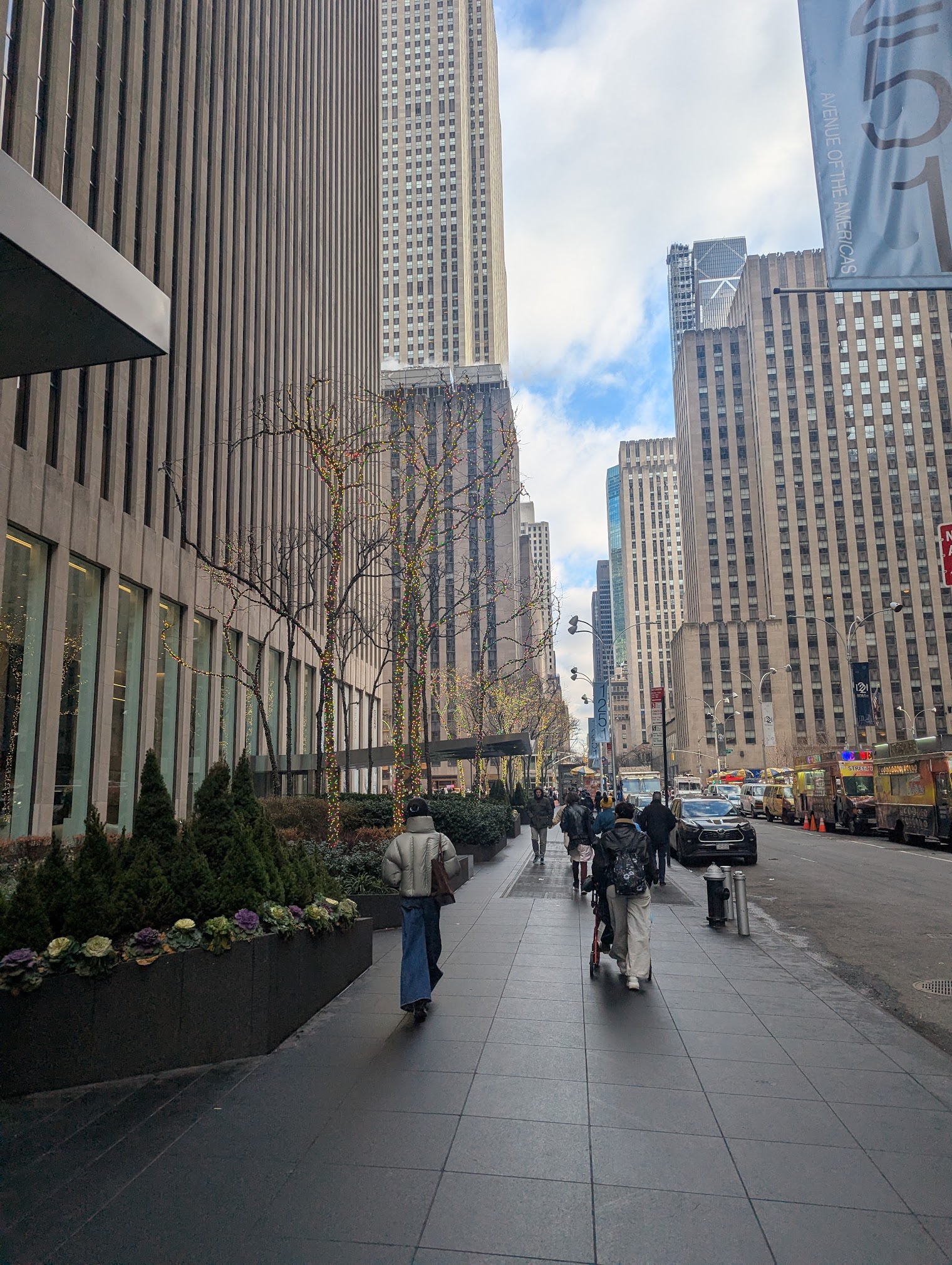 The Midtown streets were looking festive
