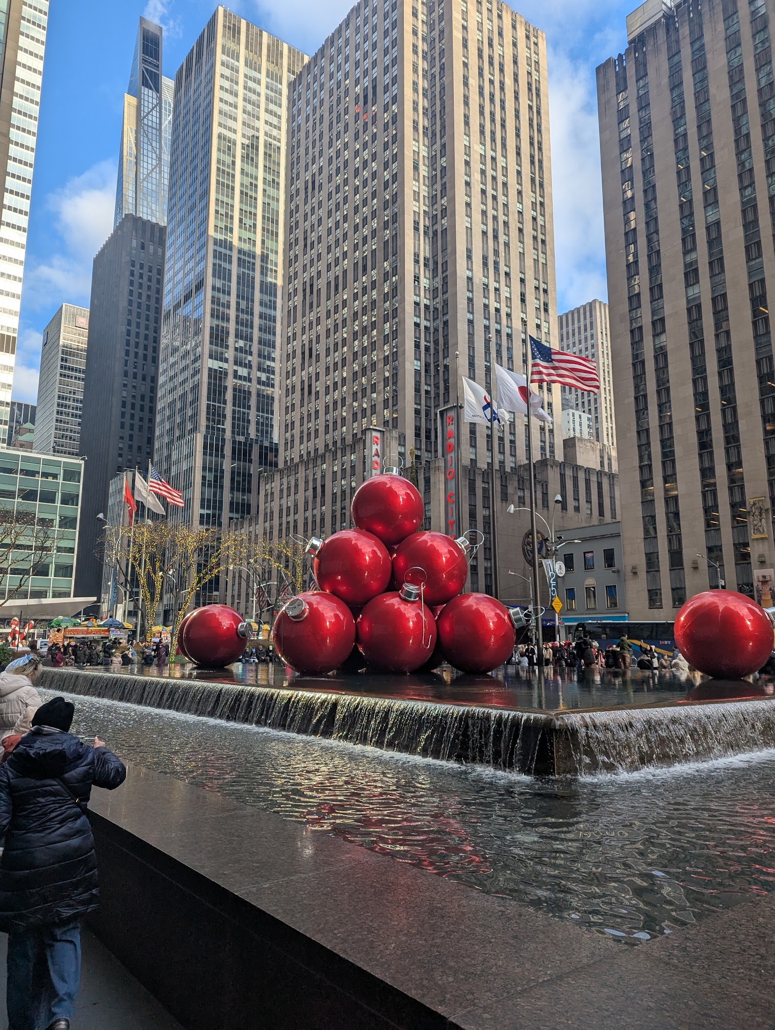 Look at these giant ornaments!