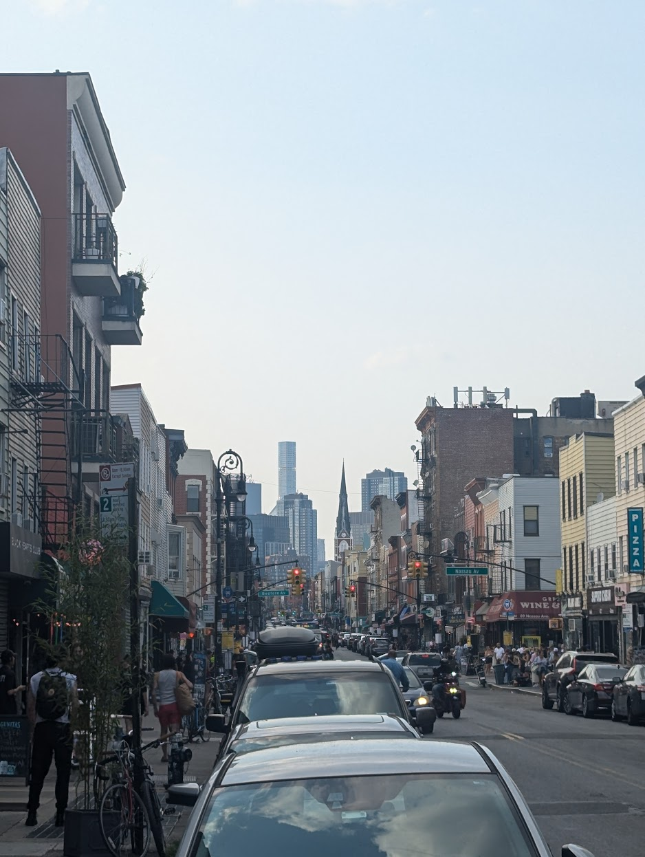 Manhattan skyline seen from north Williamsburg.