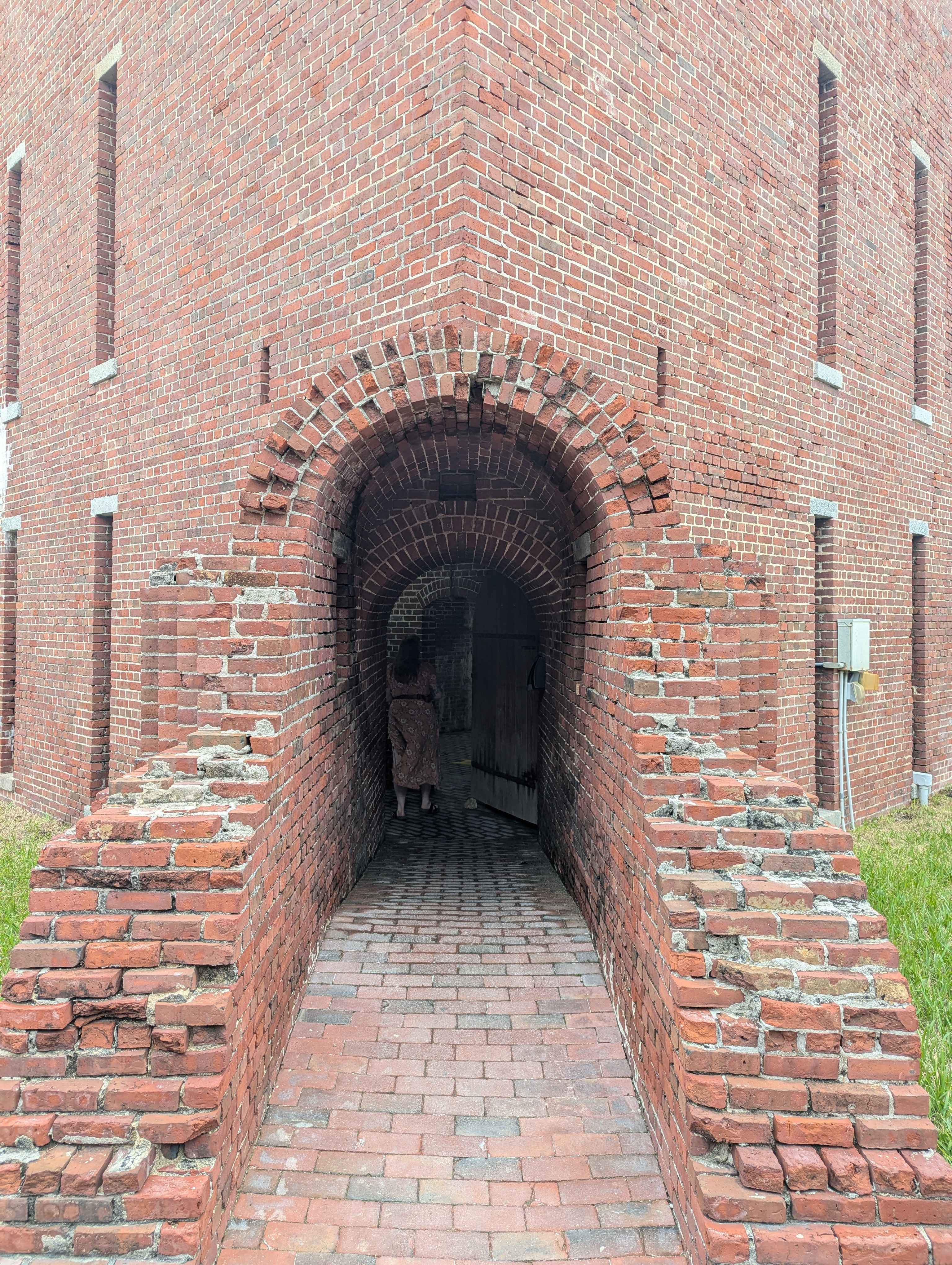 Citadel entrance at Fort Martello Museum, yellow fever patients were housed here