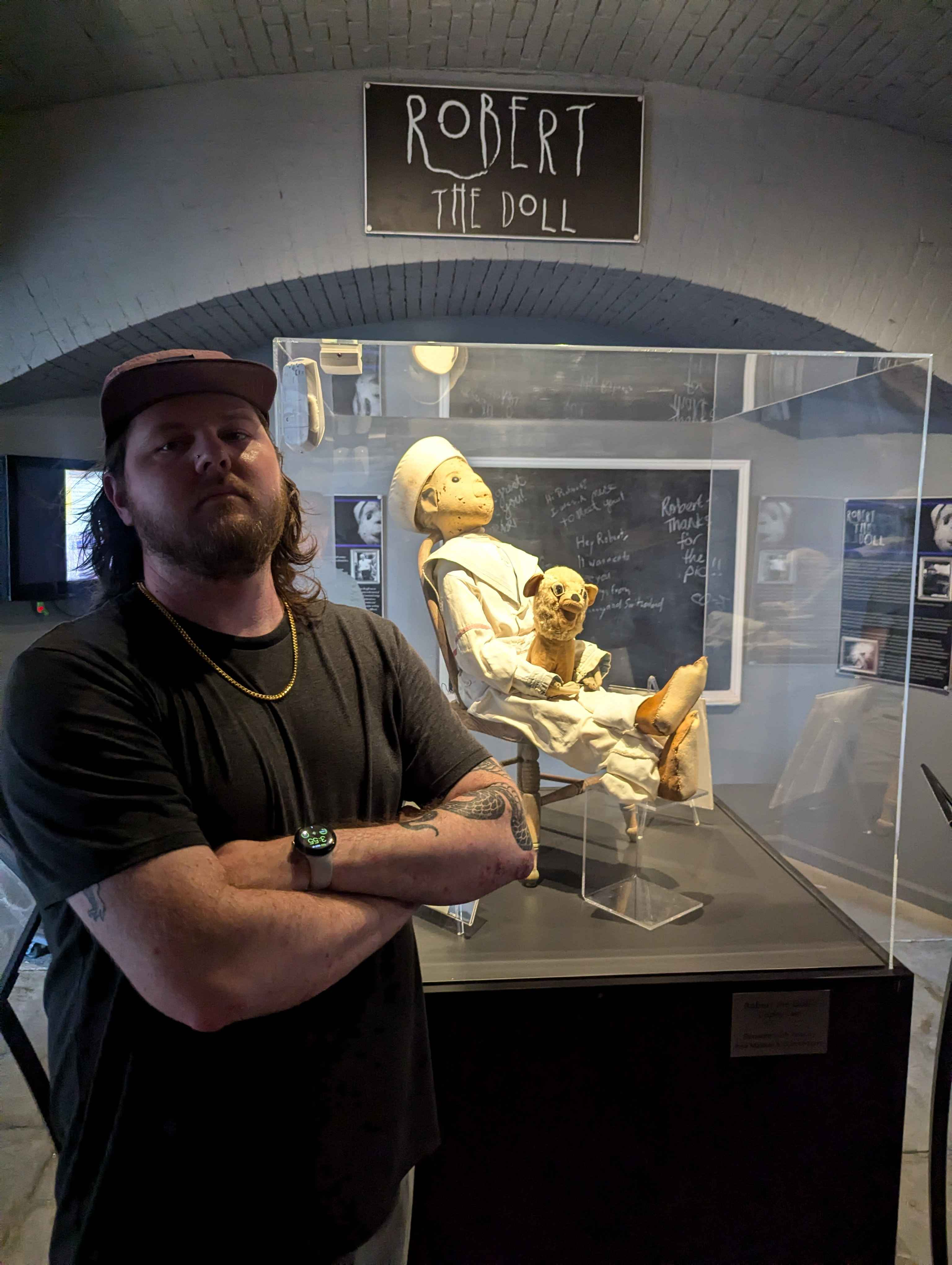 Jacob meeting Robert the Haunted Doll