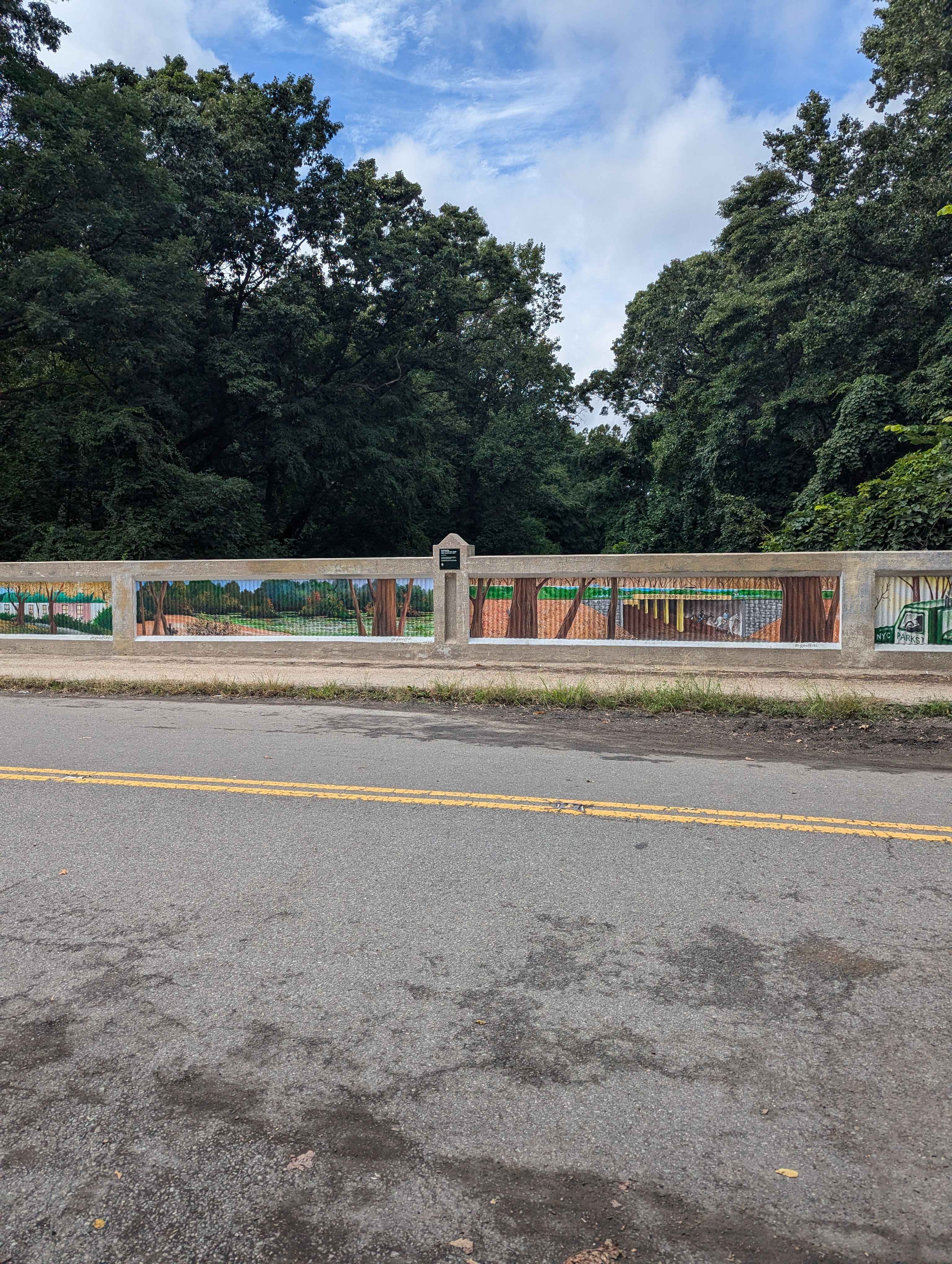 The other side of the mural.