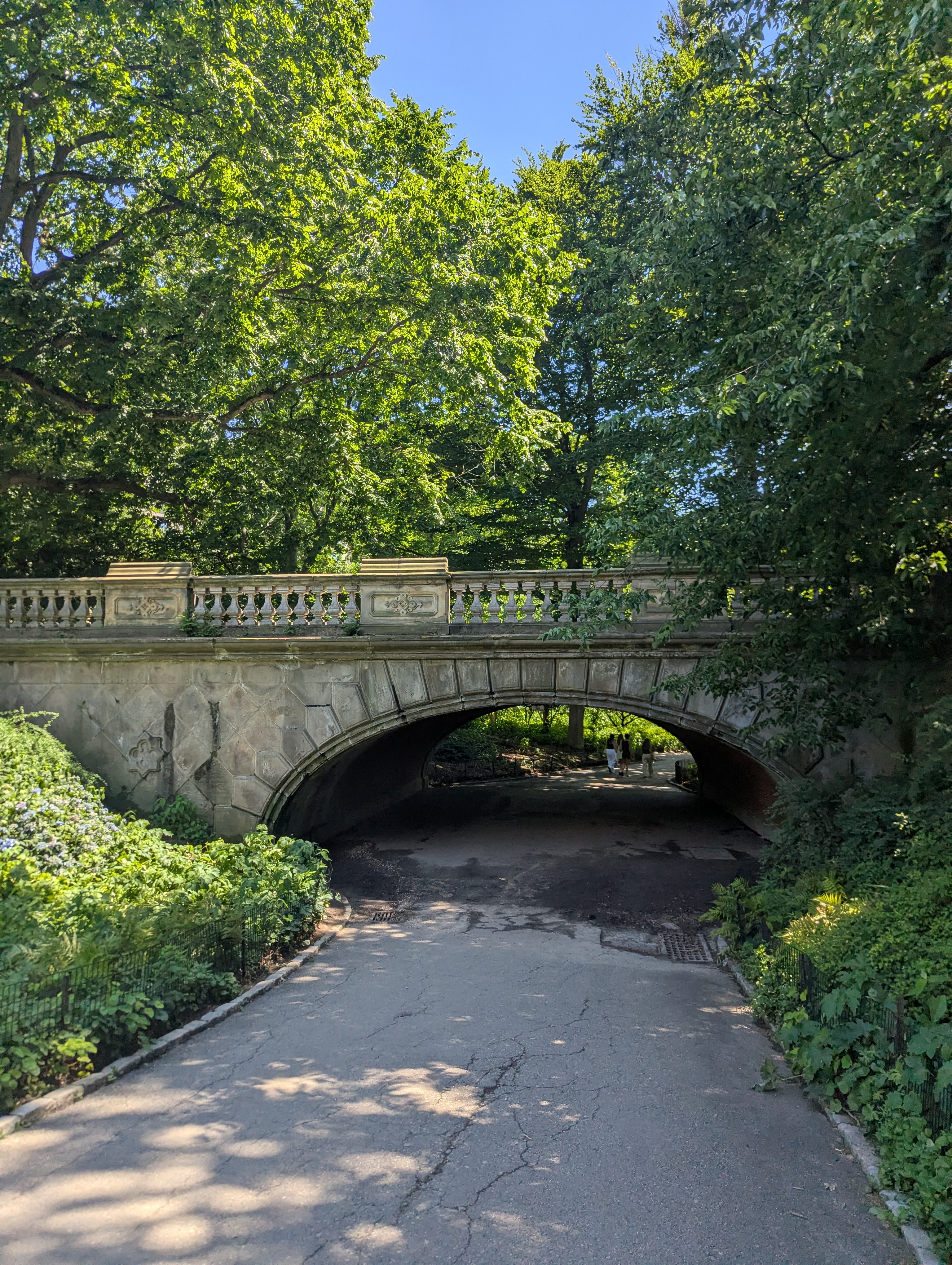 One of the archways in the park.
