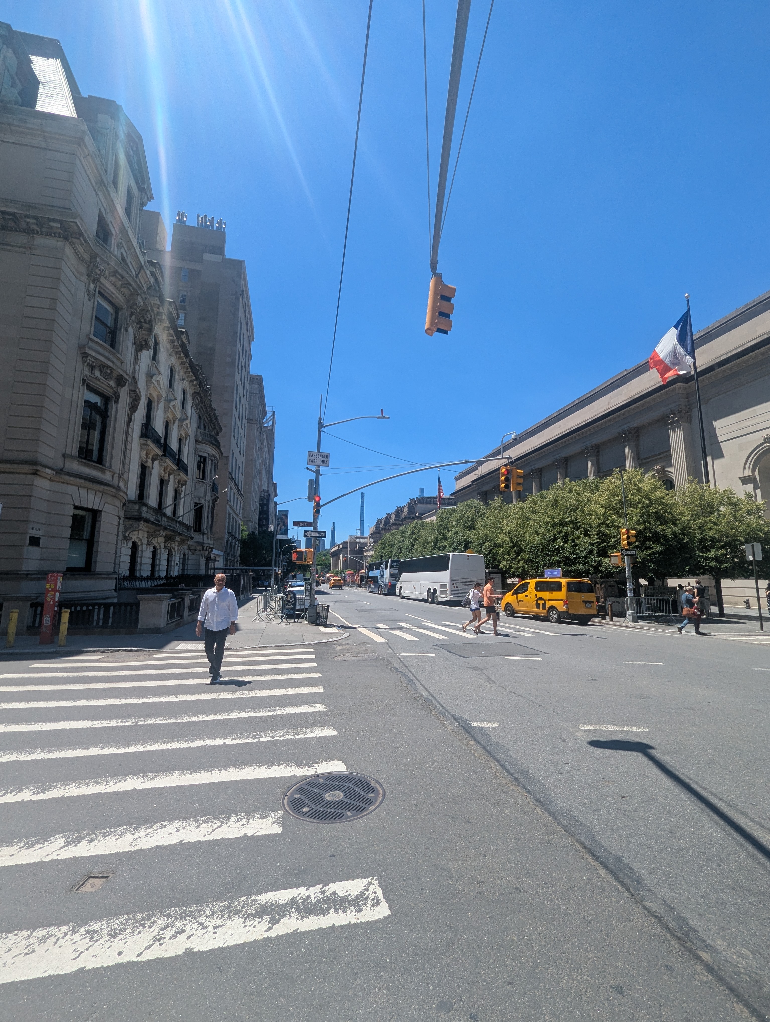 This is part of Museum Mile, a large stretch of museums in NYC