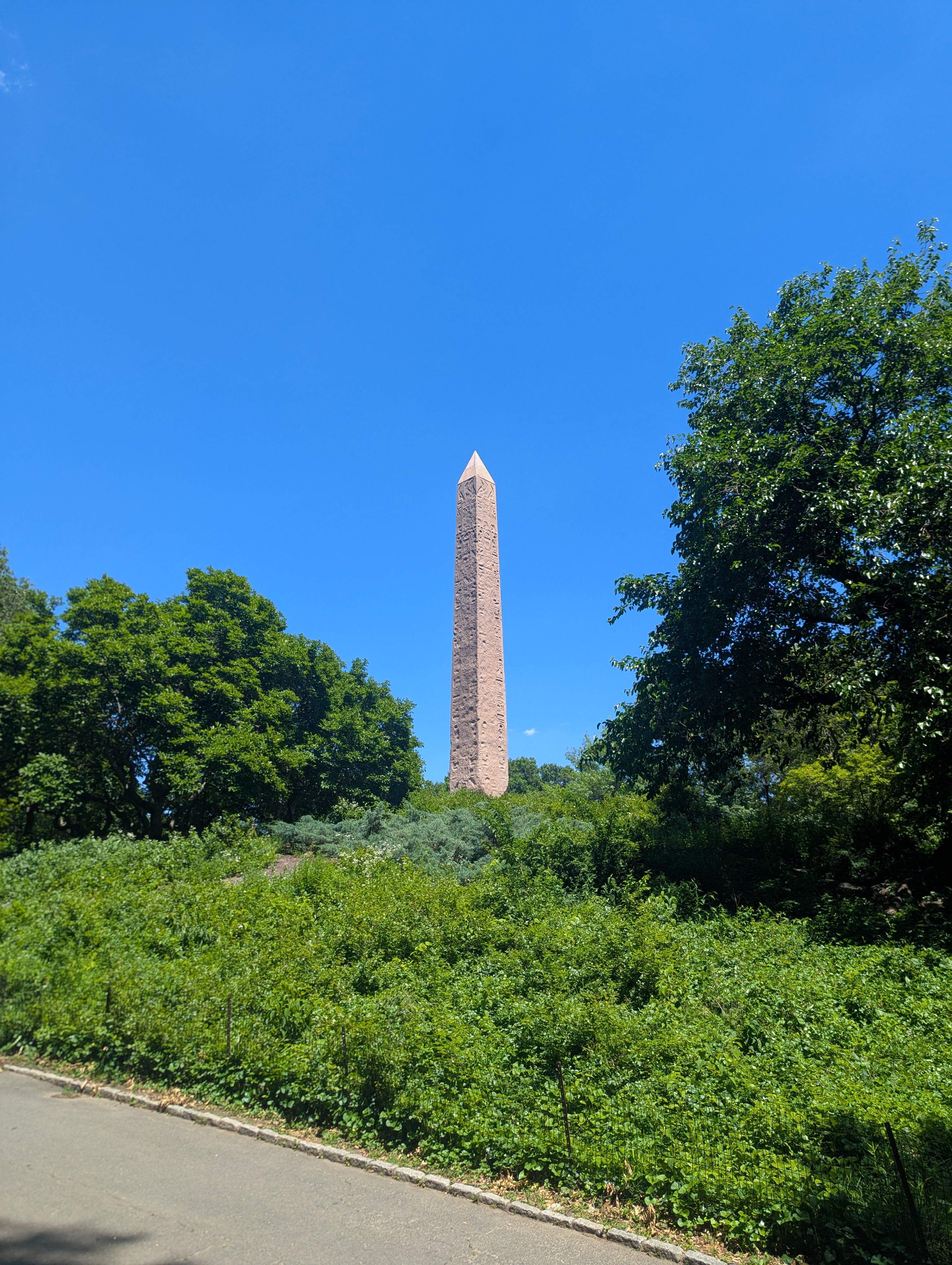 The Obelisk from afar.