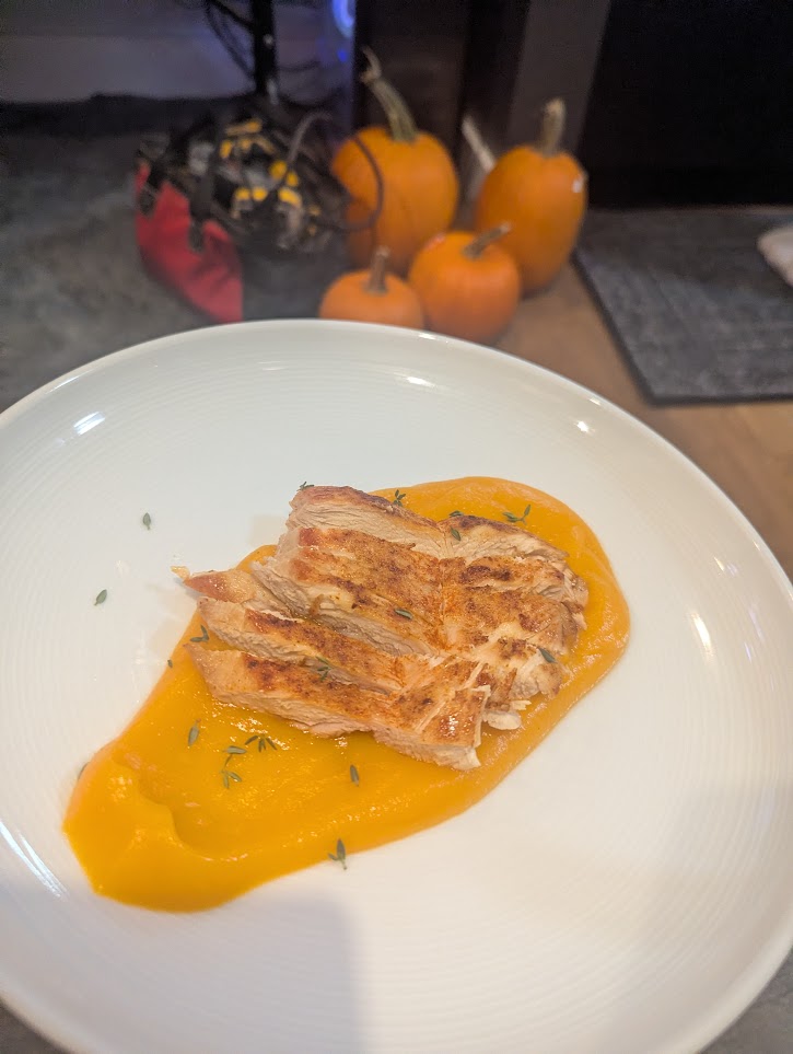 The yummy chicken that Zander cooked.