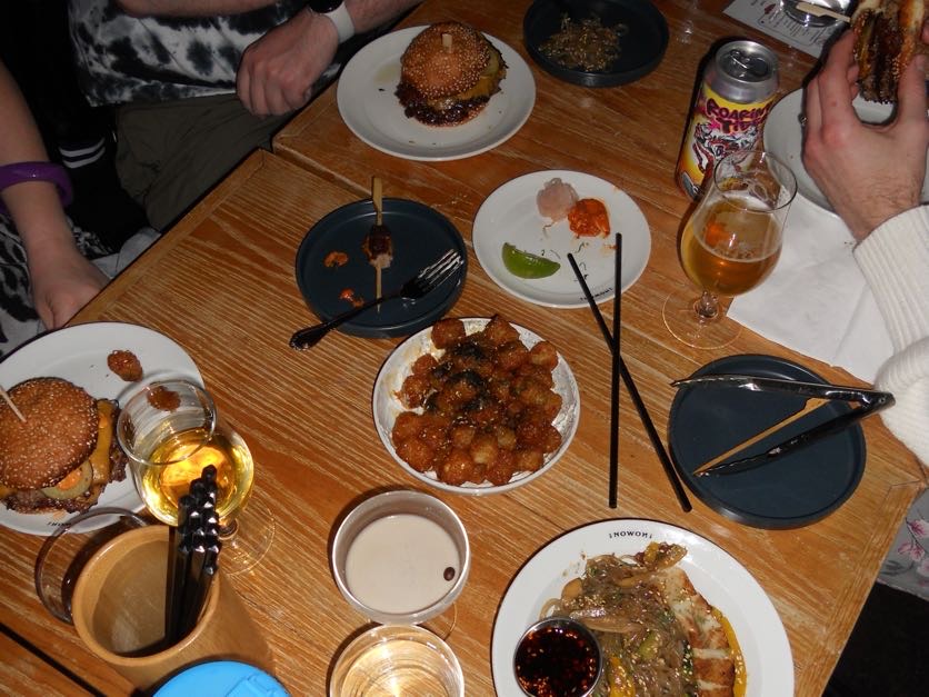 Steph brough her digital camera and got some really cool pics. This is our dinner at Nowon.