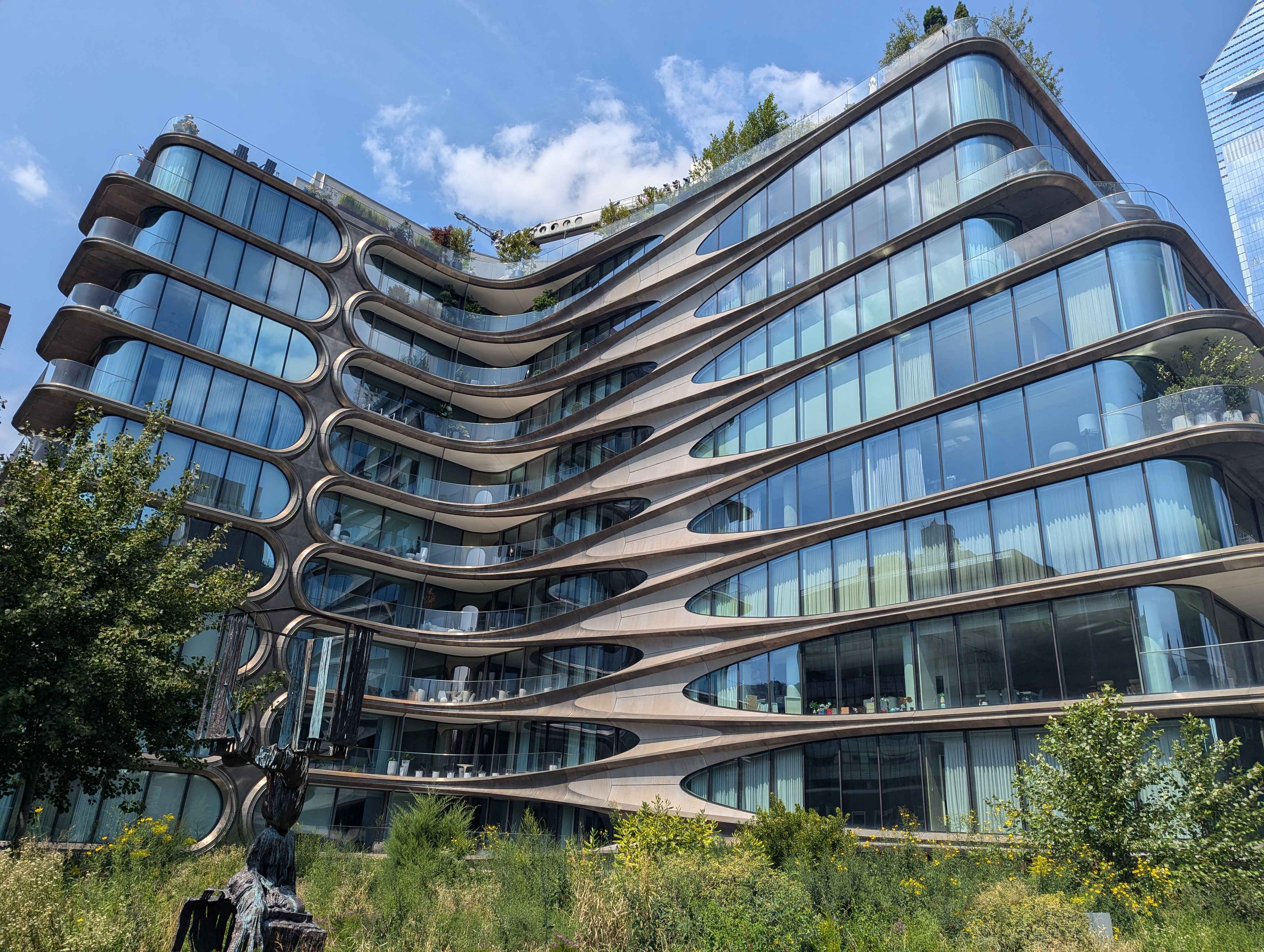 A really interesting building that overlooked the High Line.