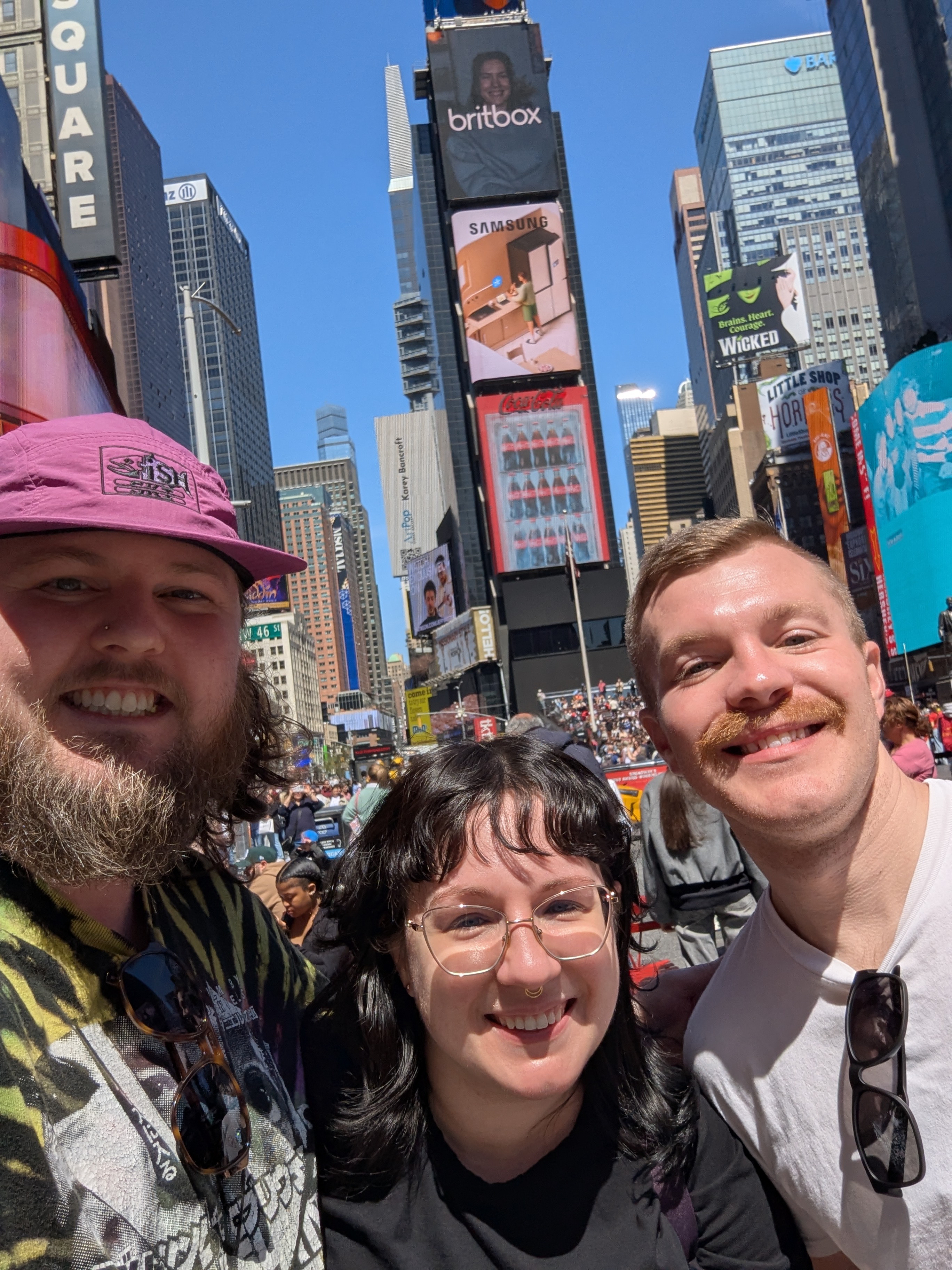 We visited Times Square!