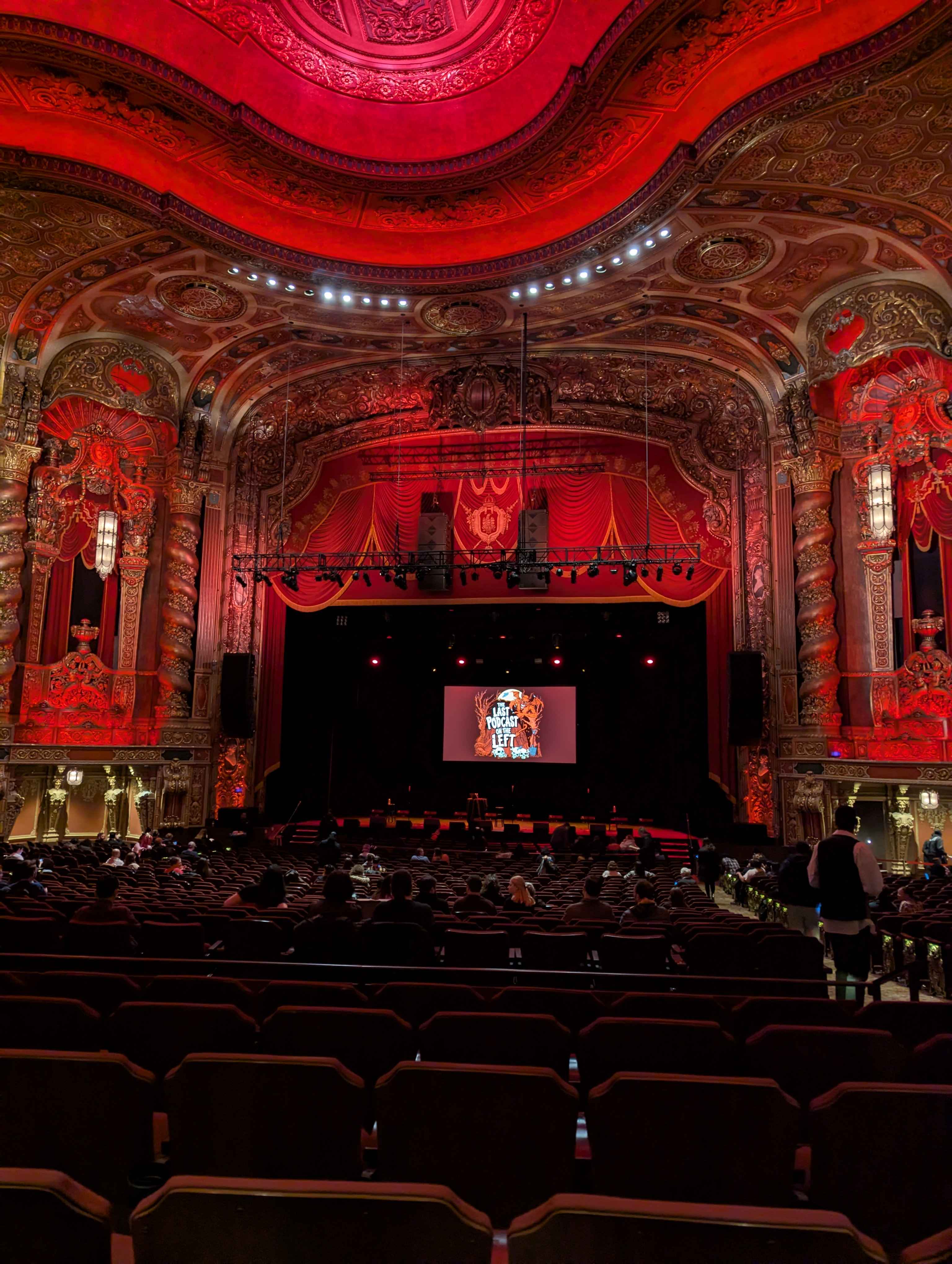 The stage at Kings Theater.