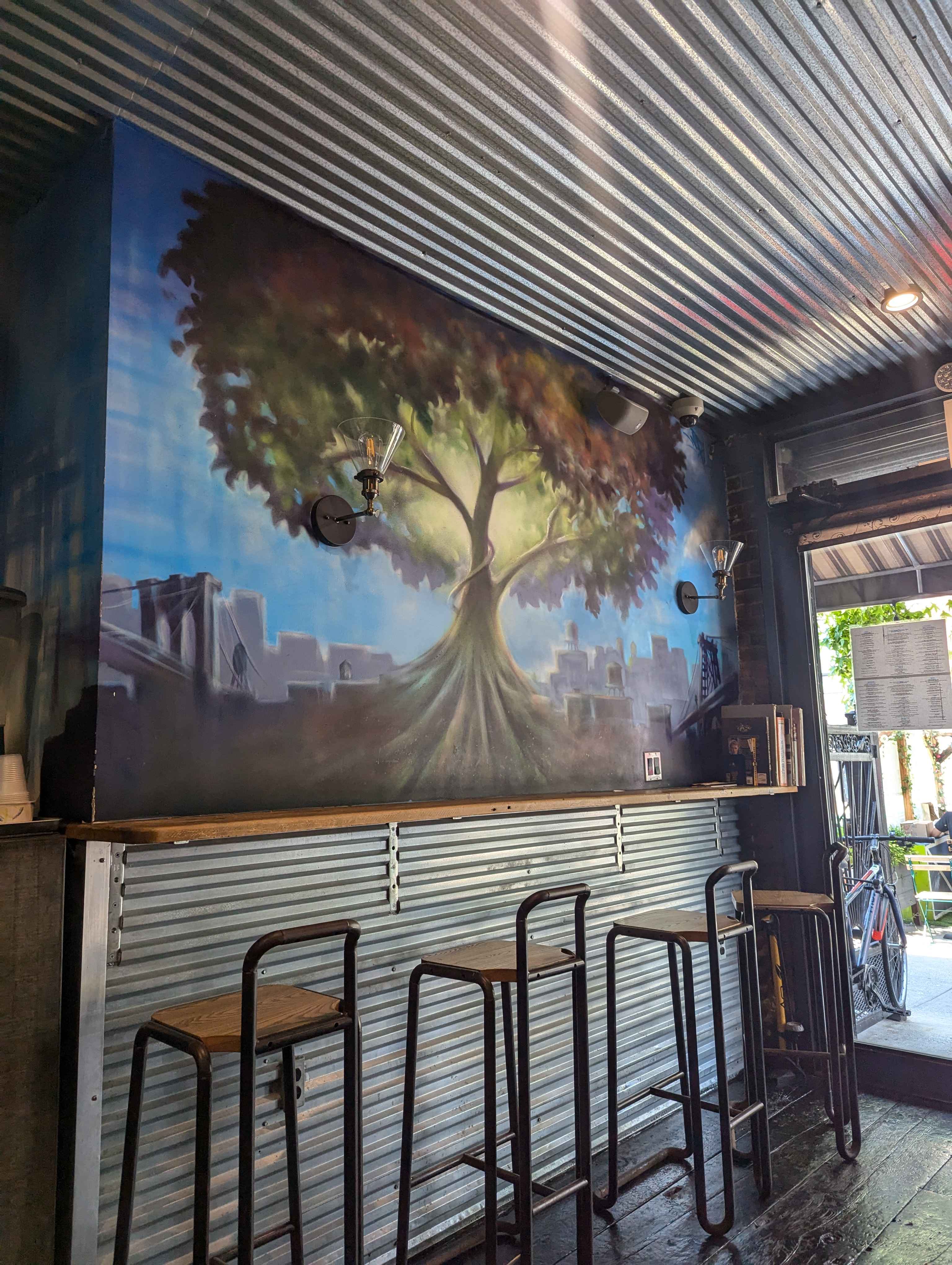 Nice painting at Brooklyn Tree where we had lunch.
