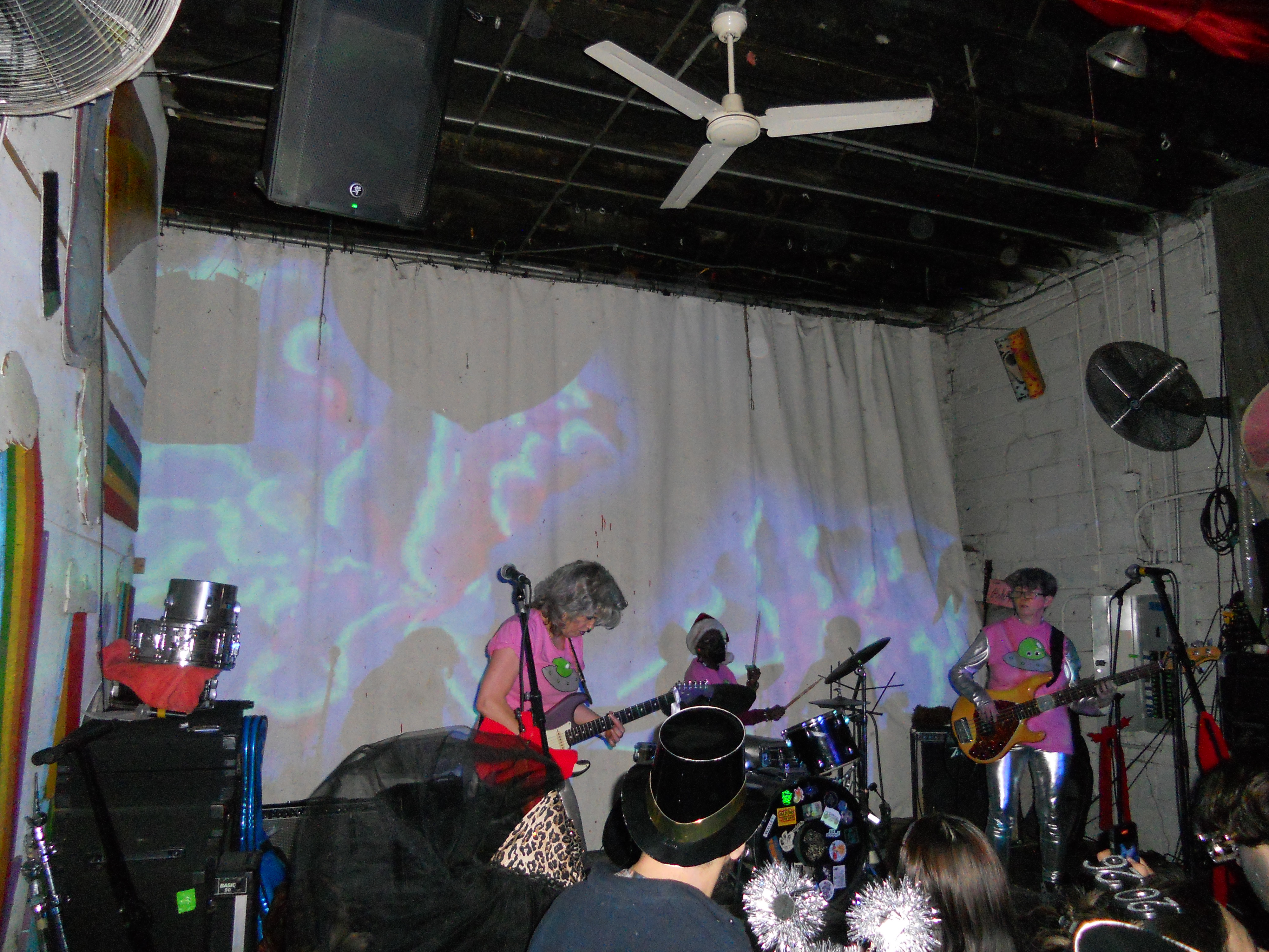 Another band, Viva DeConcini. These ladies were awesome! They were playing during the countdown to midnight.