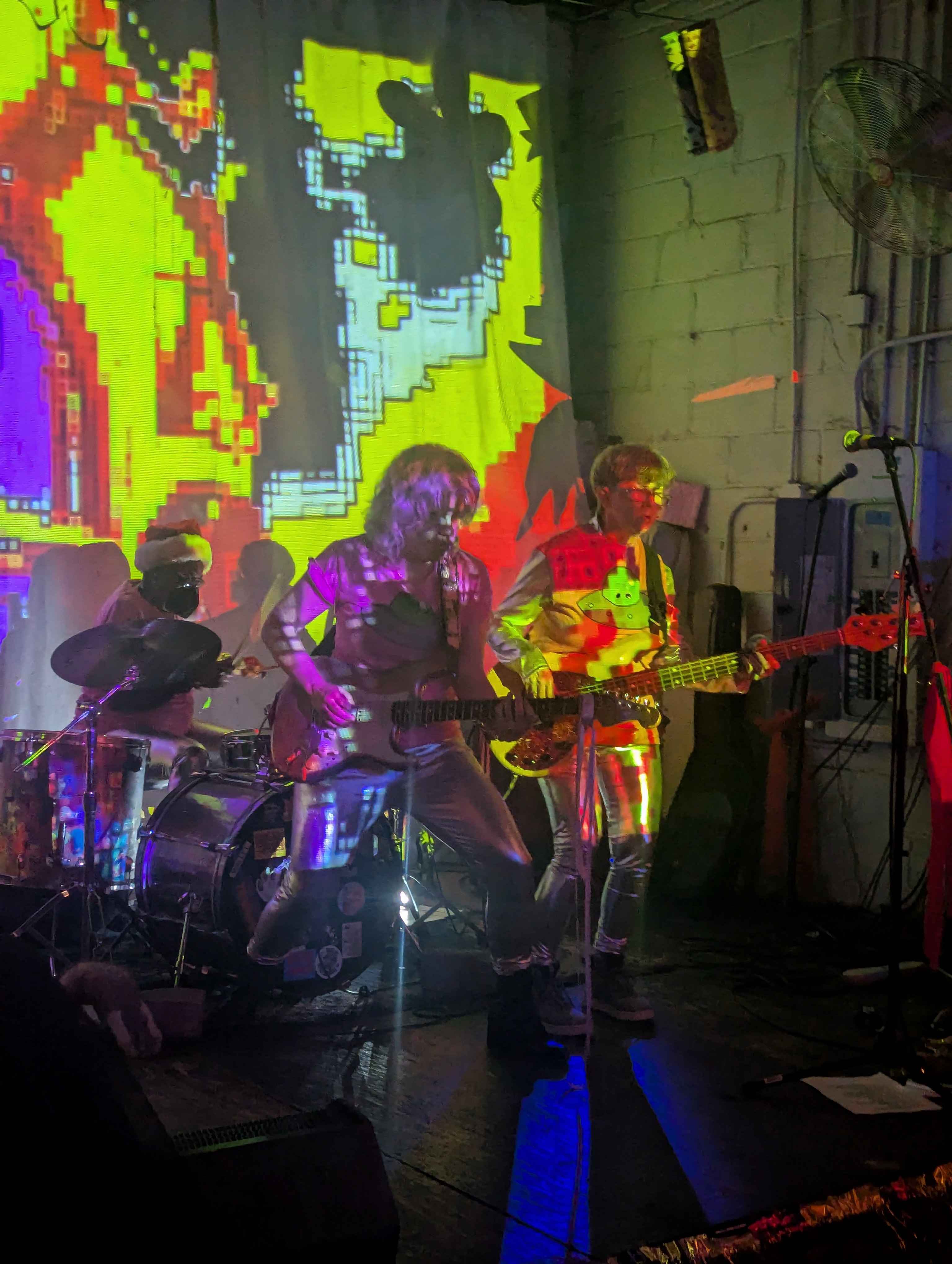 Viva DeConcini again. They also had unique visuals playing behind each band!