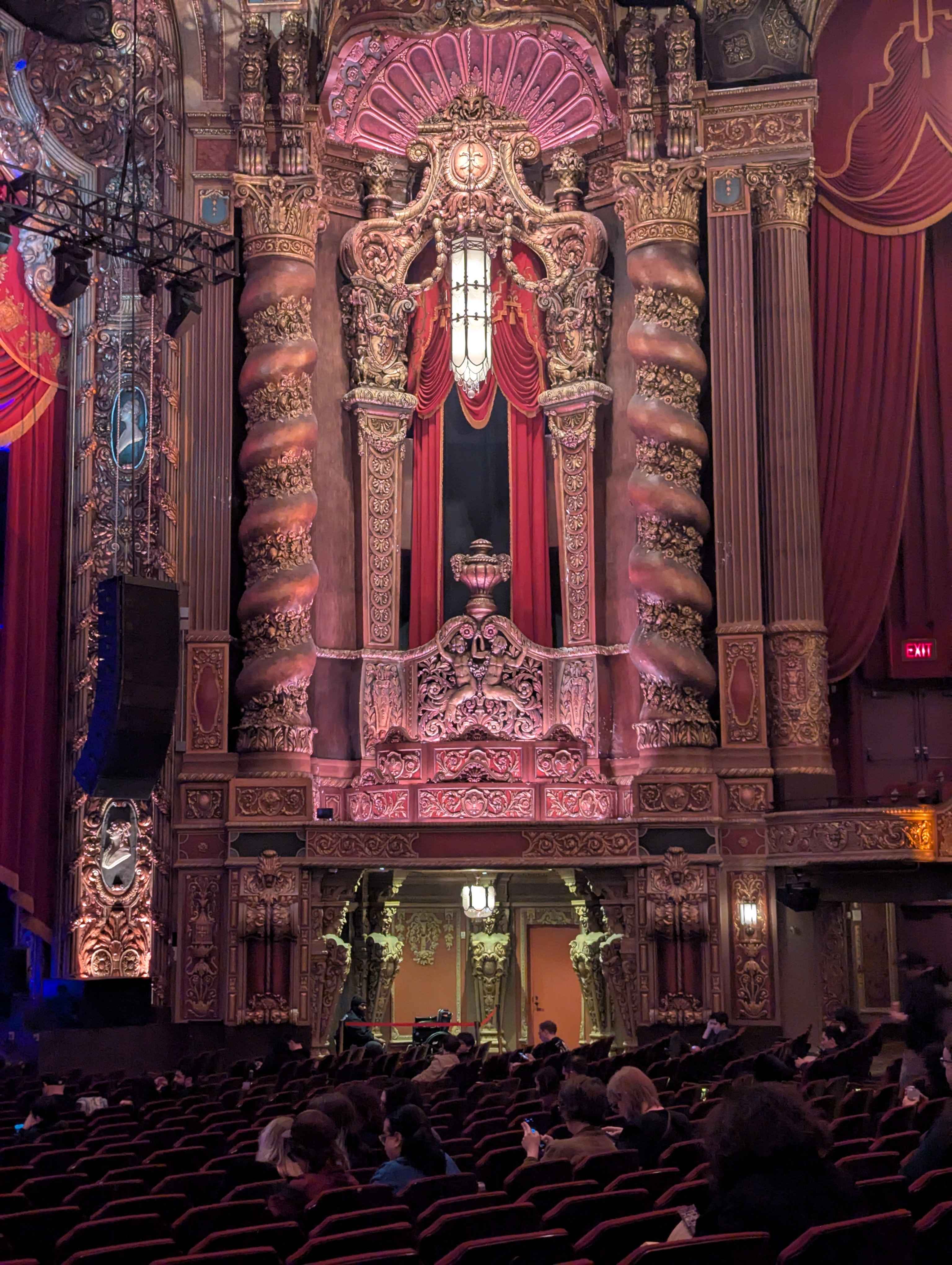 Another picture of the theater inside. It's beautiful.