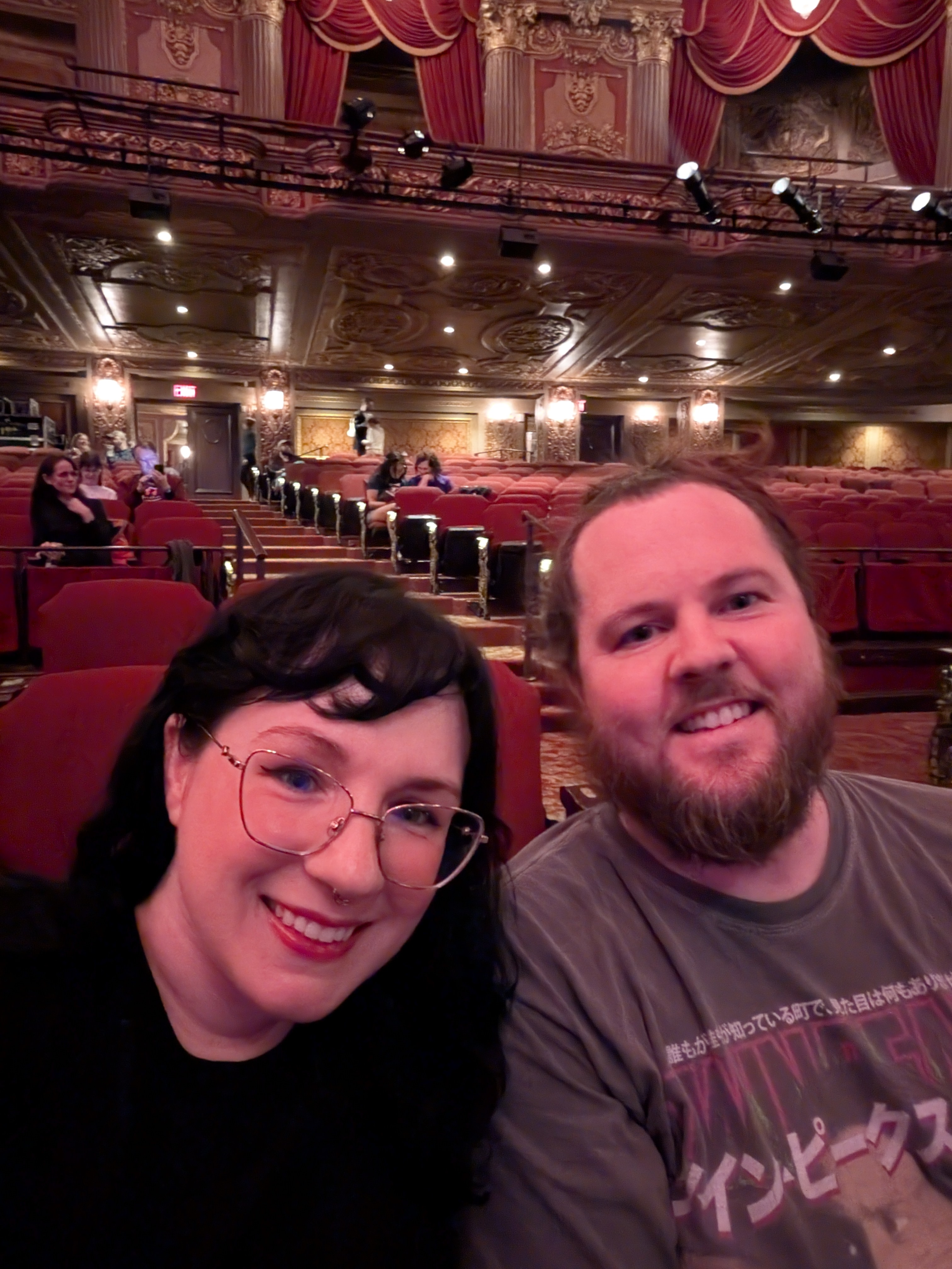 Jen and Jake at the theater!
