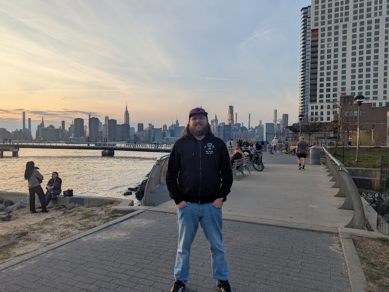 And this is Jacob one year in New York.