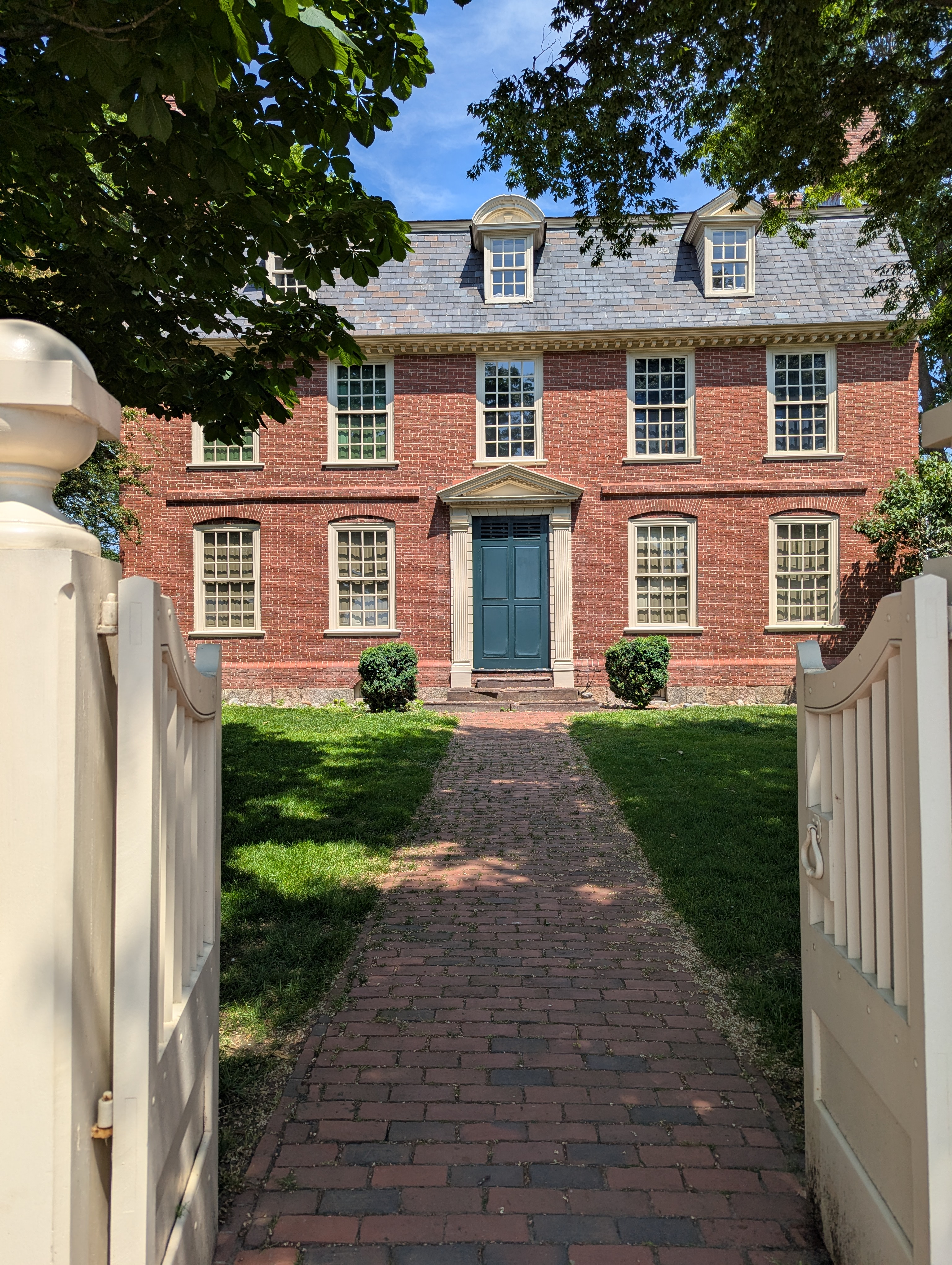 The outside of the Derby House.