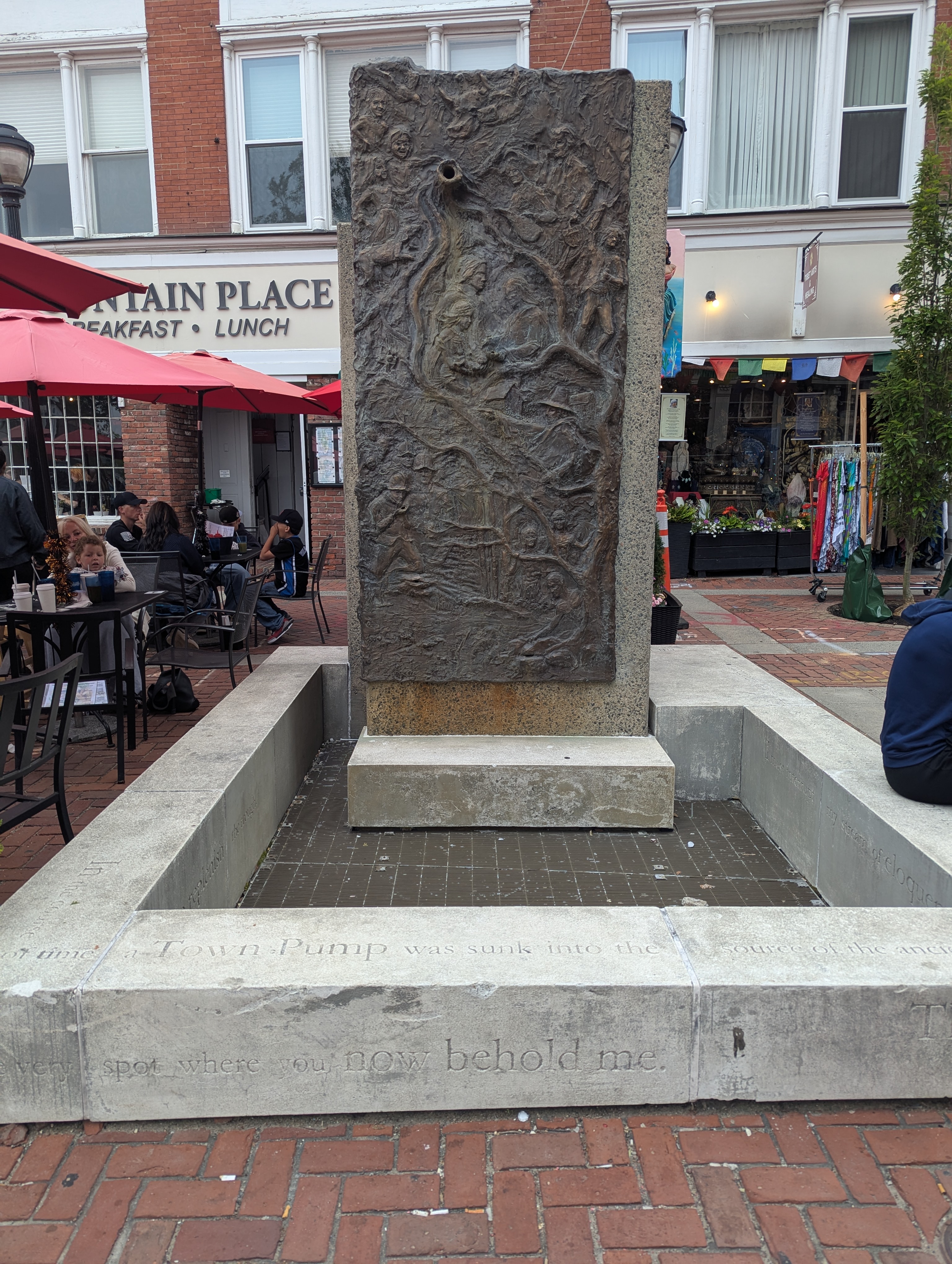 An interesting statue in Salem.