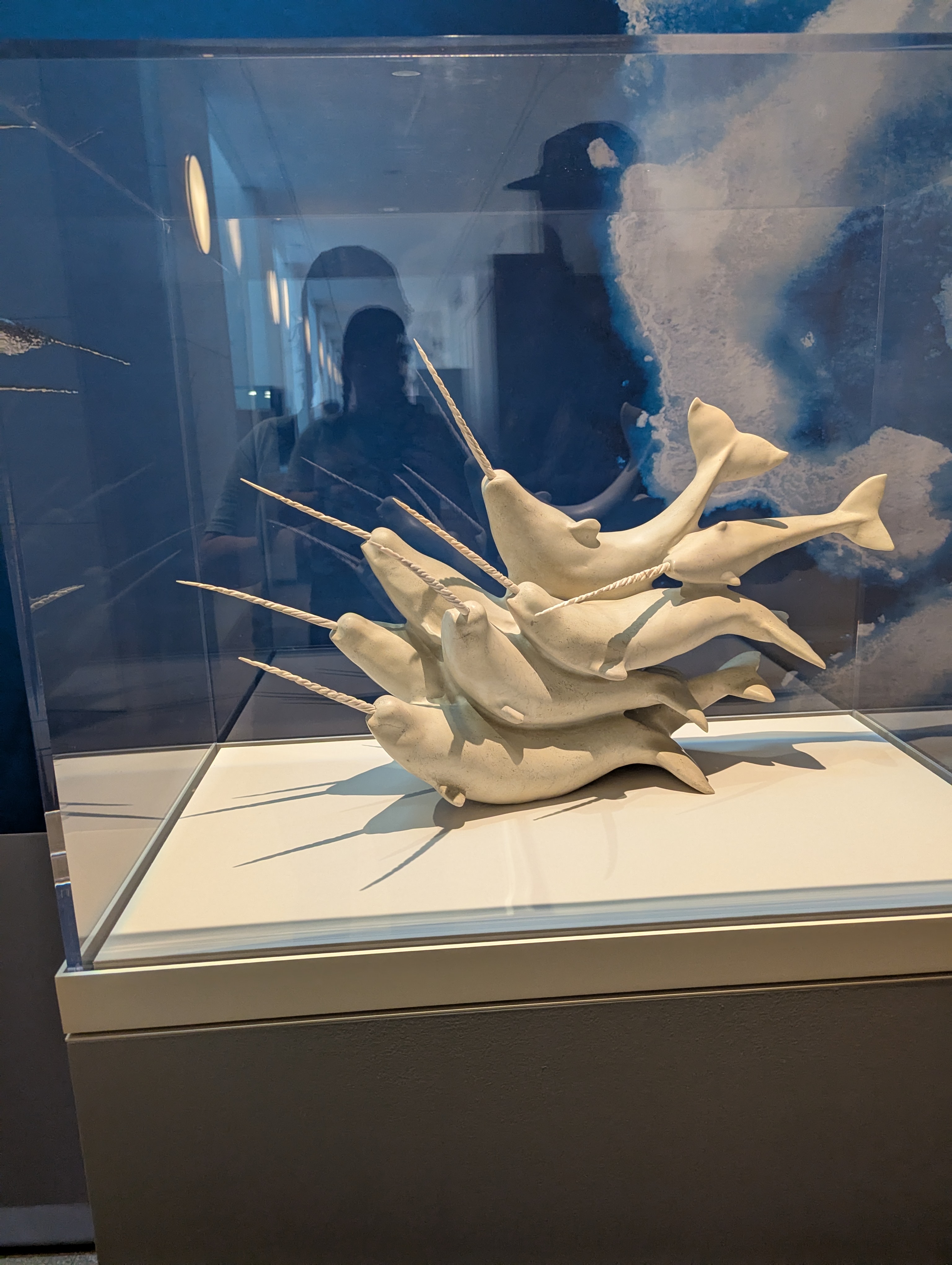 A cool Narwhal statue.