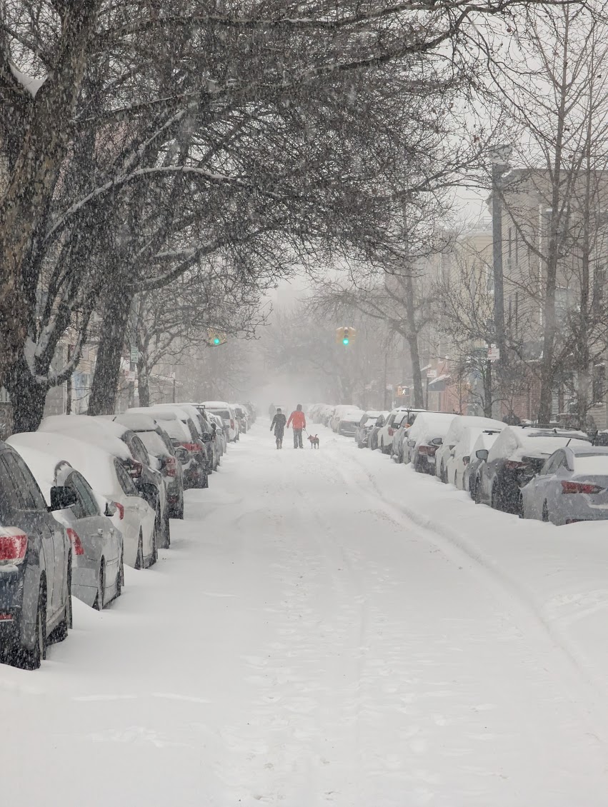 It was actually kind of cool being able to walk in the streets because there were no cars.