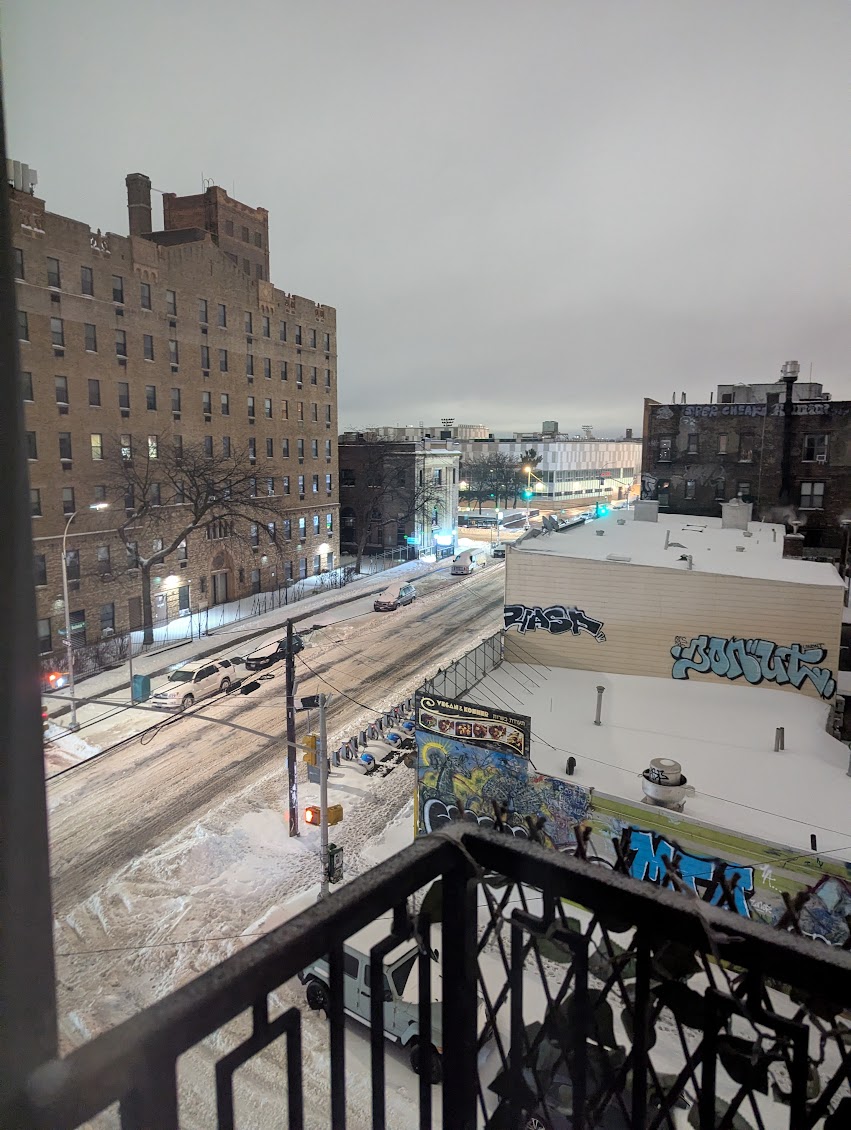 I took this picture at midnight the night after the snow. It was so bright outside it was freaky. I don't think i've ever seen that happen before, it was almost like daylight.