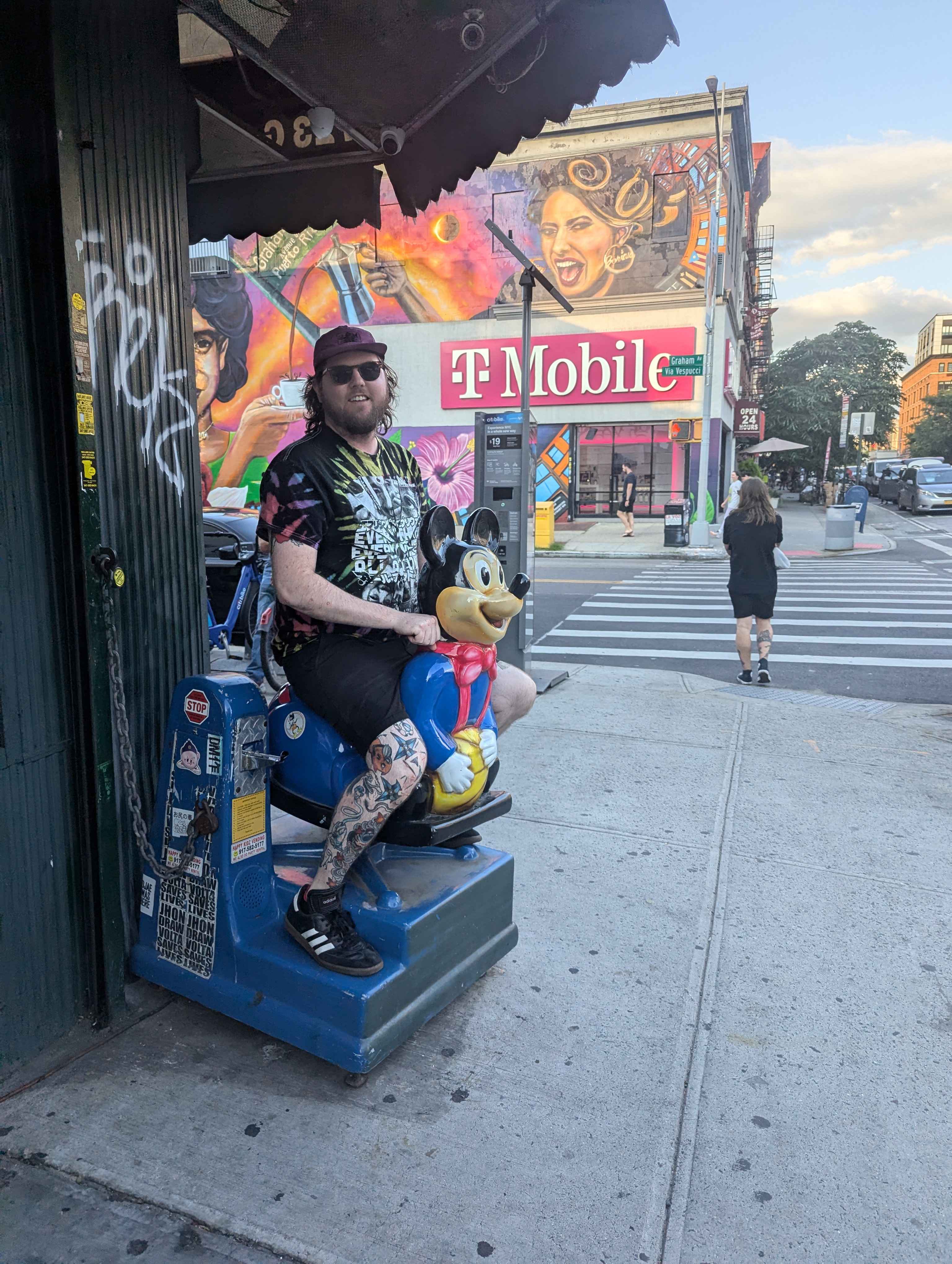 Jake feels like a kid again.