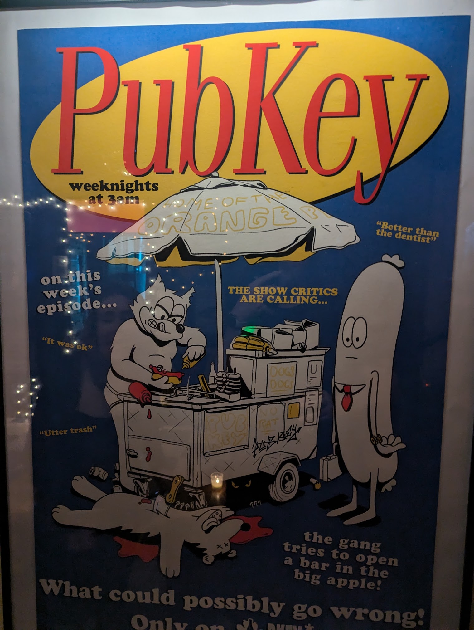 So we sauntered on over to a bar I had on my list, Pubkey