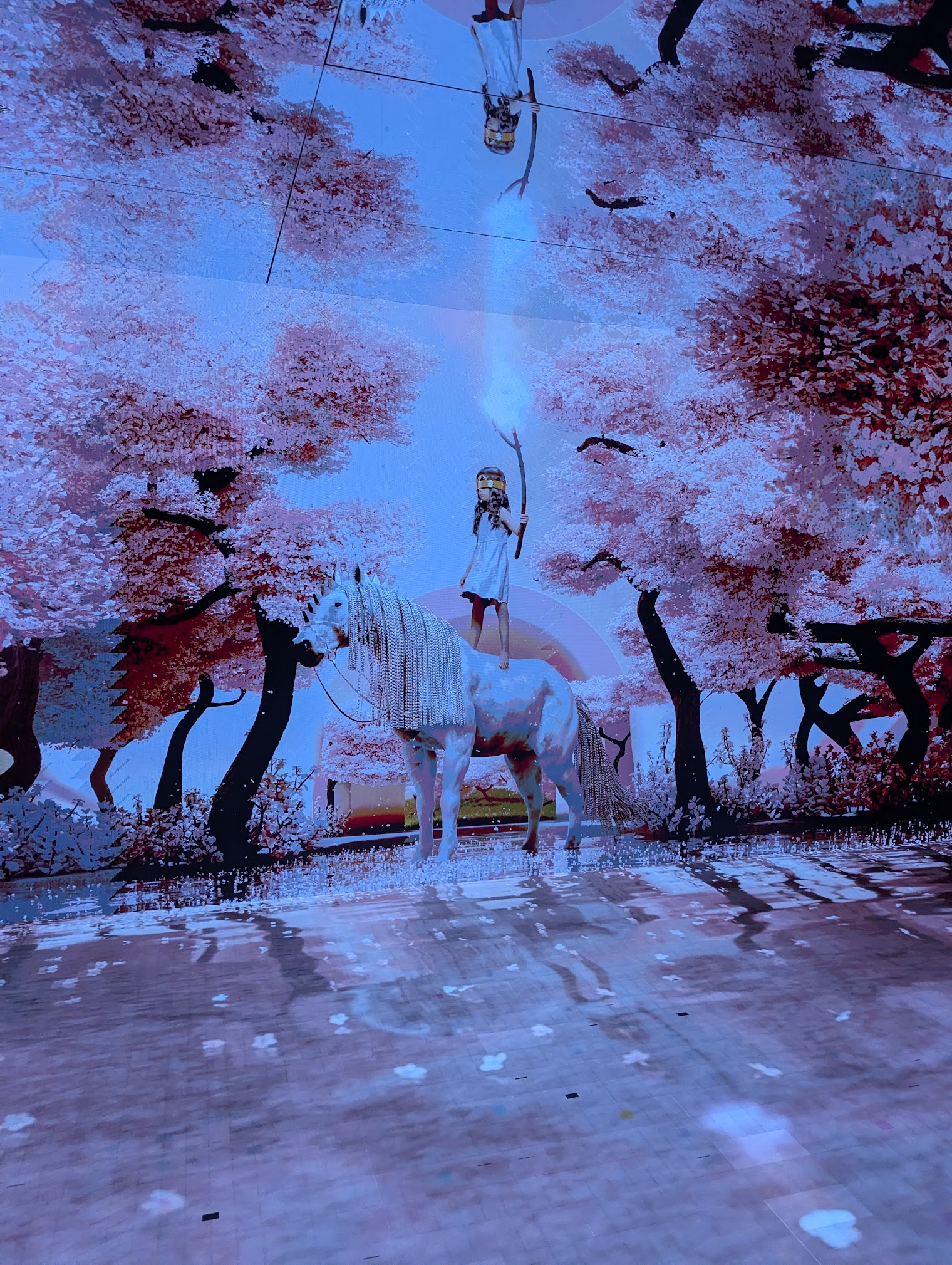 No idea what the art means, or what the themes were, but it was a cool experience
