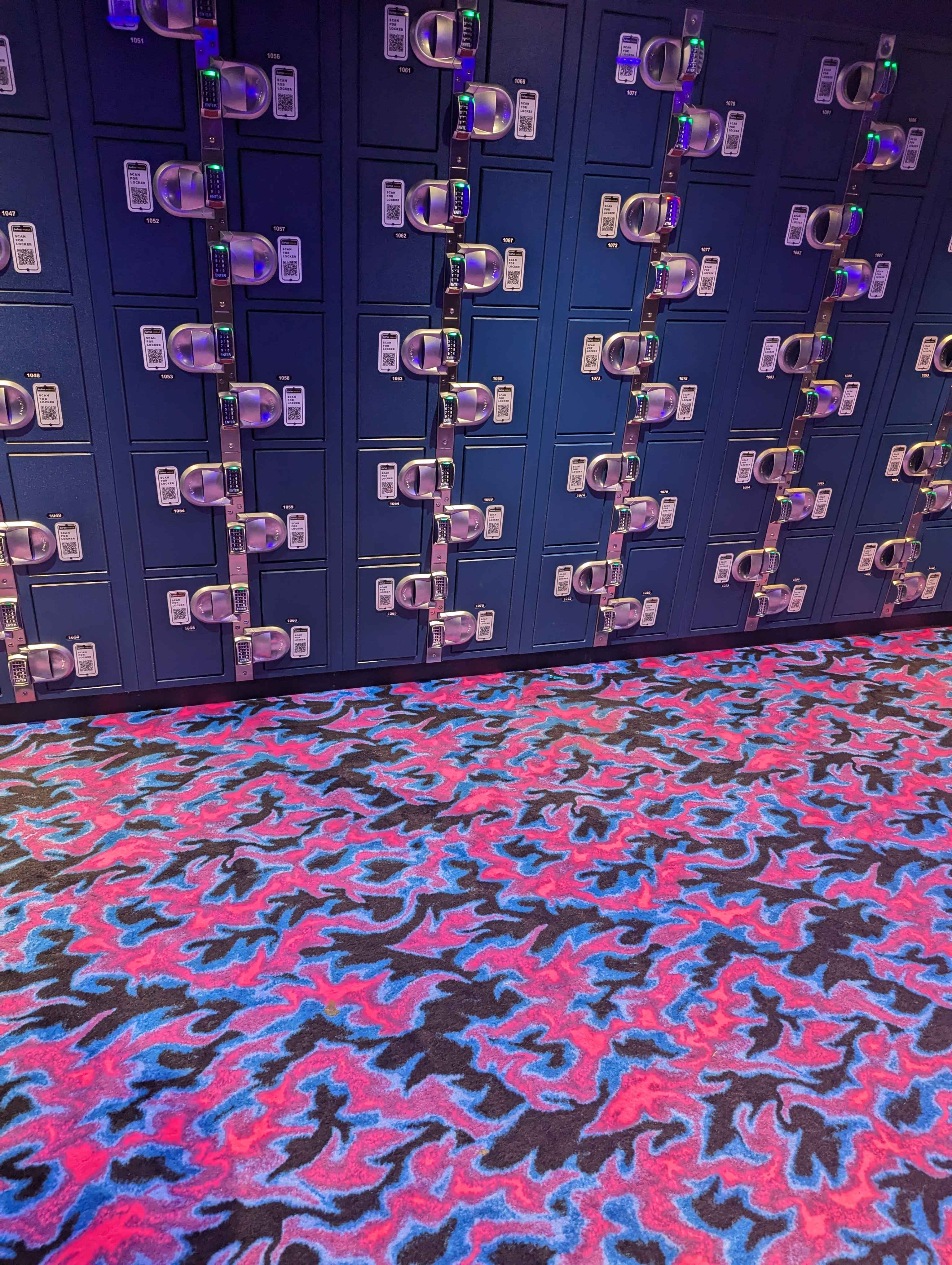 The carpet at Xanadu was pretty cool